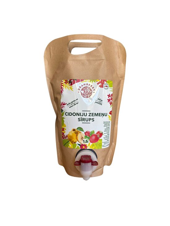 CIDONIJU ZEMEŅU SĪRUPS 1.5L